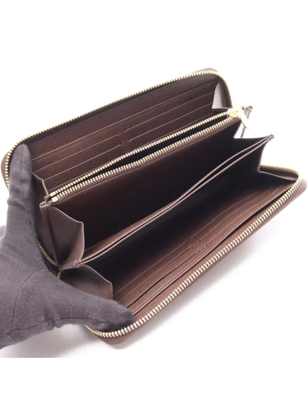 Louis Vuitton Round Wallet Zippy Canvas